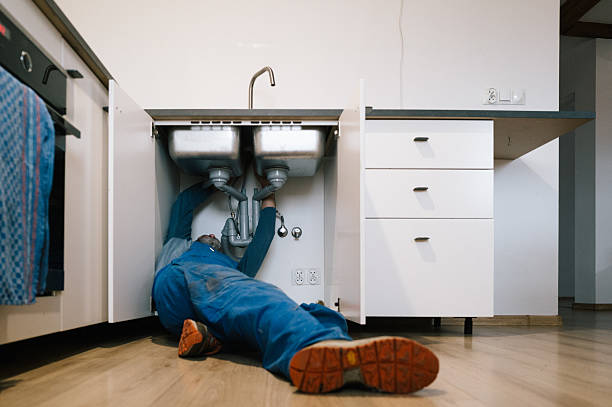 Professional Pipe Repair technician working in Weymouth, MA